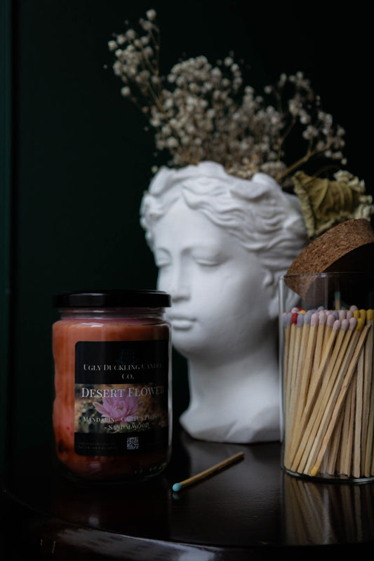 Desert Flower Candle