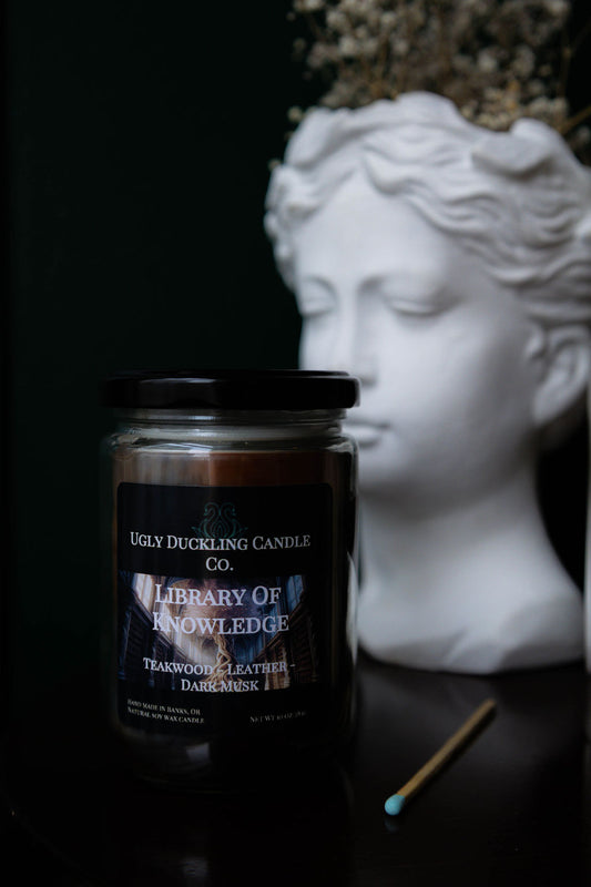 Library of Knowledge Candle