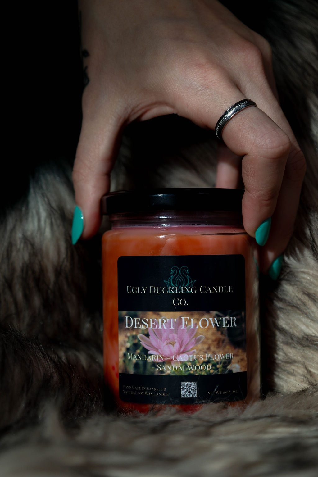 Desert Flower Candle