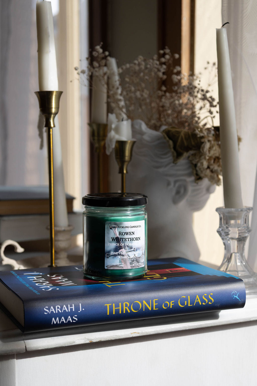 Rowen Whitethorn Bookish Candle