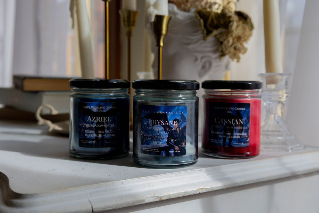 Rhysand Bookish Candle