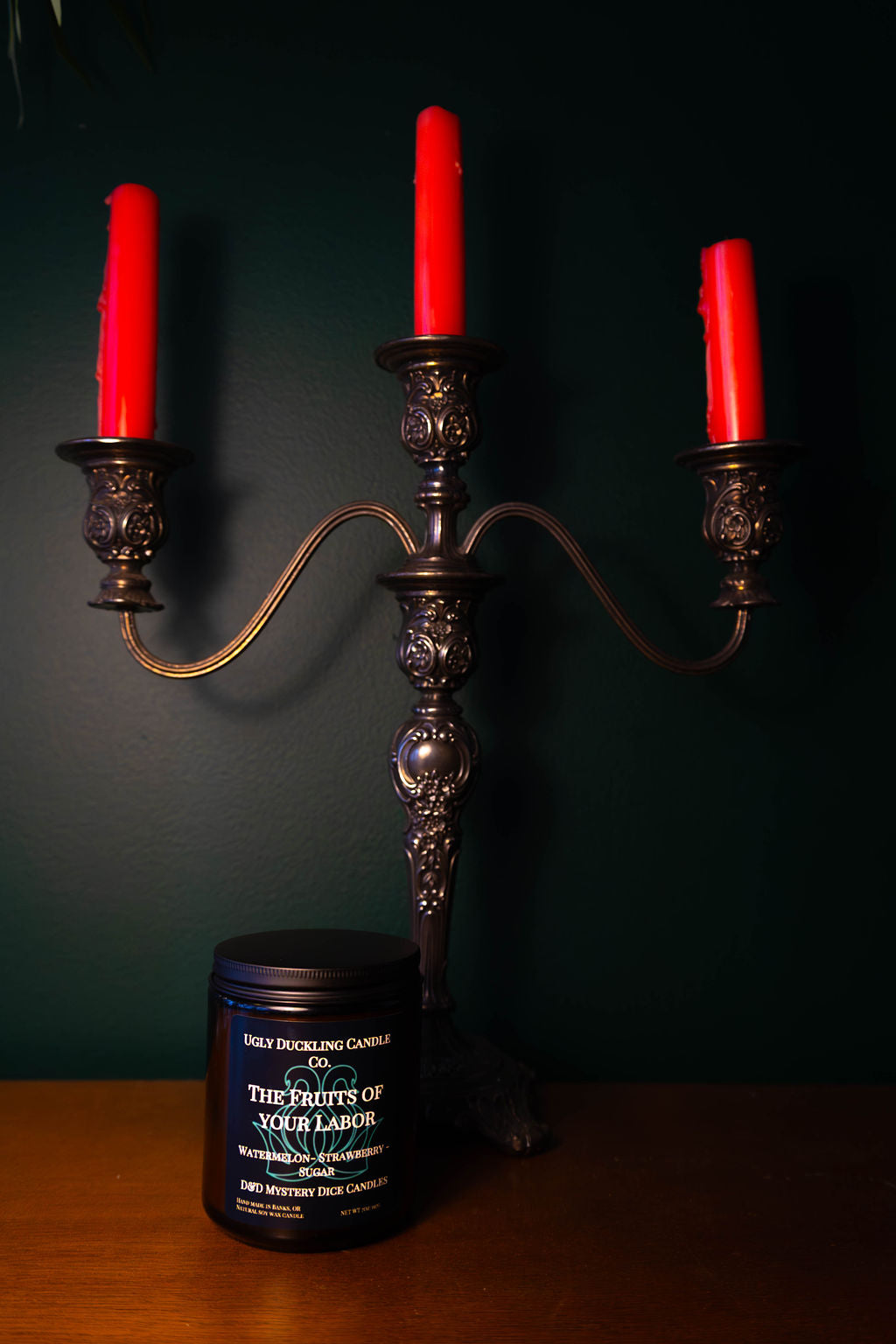 The Fruits of your Labor Dungeons & Dragons Mystery Dice Candle