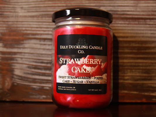 Strawberry Cake Candle